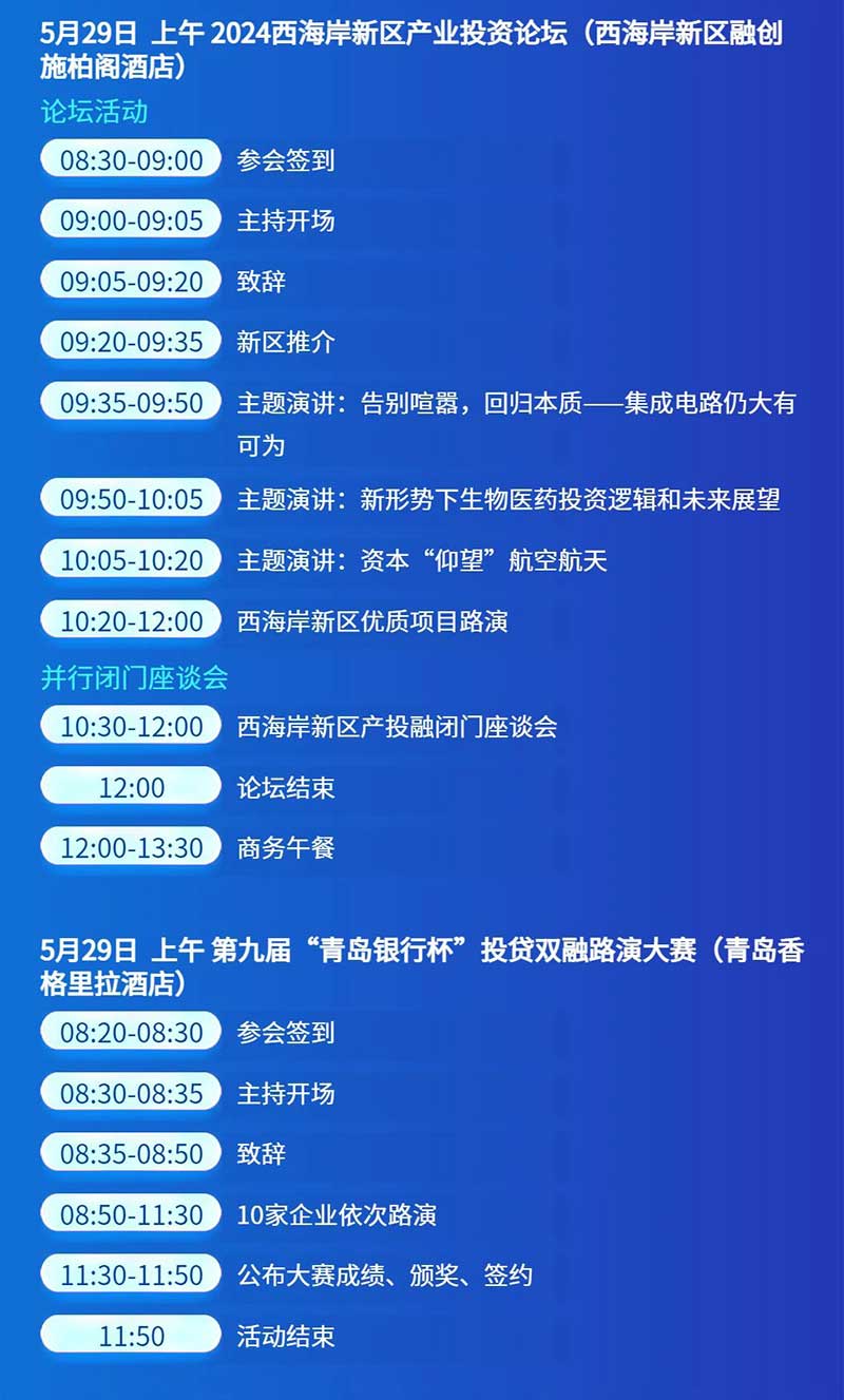 2024·青岛创投风投大会召开在即